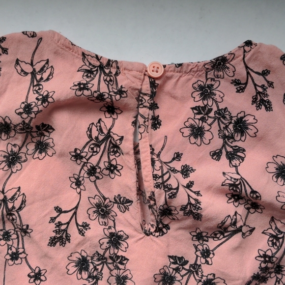 XS 4T Pink Floral Onesie Short Childrens Place - Picture 7 of 10
